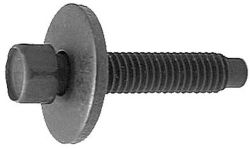 HEX HD SEMS BODY BOLT  BLACK  M6-1.0 X 28MM 50/BX